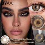 NEW Contact Lens Makeup Green Lens Cosmetic Eye Color Lenses Woman Accesories Natural Brown Eyes Contacts With Big Pupil