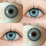1Pair Myopia Color Contact Lenses for Eyes With Diopters Prescription Yaerly Green Eye Lenses Blue Lenses Fast Shipping