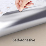 Popxstar Kitchen Cabinet Pearlescent White Marble Contact Paper Vinyl Self Adhesive Waterproof Wallpaper Peel and Stick Decor Stickers