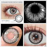 1pair Cosplay Color Contact Lenses for Eyes AYY Series Fashion Makeup Red Blue Lens Yearly Use Beauty Makeup for Eyes