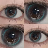 Popxstar 2PCS/PAIR Blue Moon Contact Lenses Natural Colored Eye Lenses Beauty Eye Color Lens Fast Shipping Prescription Lenses