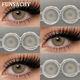 1 Pair Contact Lenses Big Brown Lenses for Eyes Beauty Pupils Comestic Eye Color Len Korean Pupils Makeup Accessoriess