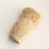 Popxstar Natural Raffia Straw Tassels Ornament Jute Lafite Grass Furniture Fringe Trim Wedding Garland Home Background Wall Decoration