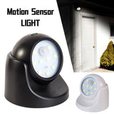 Popxstar Multi-purpose Wall Night Light Motion Sensor Light Energy-saving LED Wall Lamp 360-degree Rotation Porch Lamp for Bedroom