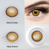 Popxstar 1 Pair/2pcs Lenses Cosplay Anime Contact Lenses for Eyes Vision Correction Comestic Myopia Prescription Contact Lenses