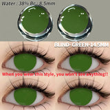 Popxstar Colored Contact Lenses 2pcs Colorful Contact Lenses Anime Cosplay Contact Eye Lenses Halloween Beauty Makeup Color Lens