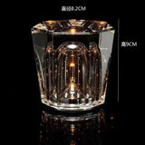 Diamond-shaped Rechargeable Night Light Crystal Atmosphere Table Lamp  for Bedroom Living Room Bar Bedside Party Decor Lighting