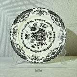 Popxstar 8/10in Vintage French Rose Ceramic Dinner Plate for Household Use Pasta Salad Dim Sum Western Dinner Plate Home Art Tableware