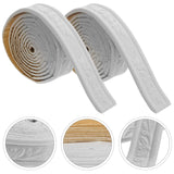 Popxstar  2 Roll Wallpaper Skirting Border 3D Wall Trim Skirting Border Edging 3d Foam Wall Edging Strip Self Adhesive Foam Wall Decal