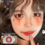 Colored Lenses For Eyes with Diopter Myopia Eyes Contacts Lens Beauty Pupil 1 Pair Natural Cosmetics Yearly New Free Shipping