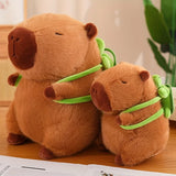 Popxstar 23cm/9.05in Cute Capybara Plush Toys Capibara Anime Fluffty Toy Doll Stuffed Animals Perfect Gift For Kids Birthday Party Supply