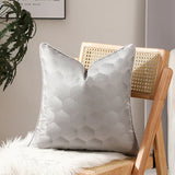 Luxury Geometric Pillow Covers High Precision Piping Edge Decorative Cushion Case Jacquard 45x45cm Square Throw Pillow Cover