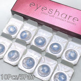 Popxstar Contact Lenses for Eyes 1 Day Daily Lens High Wearing Comfort Lenses Brown Lenses Fashion Blue Contacts 10 Pcs/5Pair