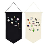 Popxstar Hot Sales Badge Storage Display Clothe Hanging Wall Triangle Flag Brooch Board Large Brooch Storage Commemorative Box Pin Gift C