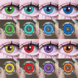 Cosplay  Color Contact Lenses Anime Pupil 6months 1pair Halloween Cute 14.2mm Softlens