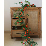 Popxstar  Realistic Artificial Rose Vine for Home, Wedding, Party,Artificial Outdoor Flowers,Hanging Artificial Flower,Flower Wall