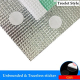 Popxstar Window Glass Shading Film Sun Shade Protector Pad Room Office Sunshine Room Insulation Film Anti UV Sunshade Aluminum Foil