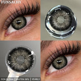Popxstar  2pcs Blue Color Contact Lenses for Eyes High Quality Brown Natural Lens Green Pupils Korean Soft Lens Cosmetic Yearly