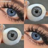 Popxstar  Fashion Color Contact Lenses for Eyes 1 Pair Korean Soft Natural Lenses Gray Pupils Eye Makeup Contacts Blue Brown Lens