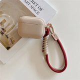 Popxstar  Simple Soft Silicone with Smile Hand Strap Earphone Case For Apple Airpods 4 1 2 Pro 3 Funda Wireless Bluetooth Protective Cover