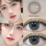 Popxstar  -Pink Lenses Color Contact Lenses for Myopia Beauty Eye Color Lenses Fashion Natural Pupils Grey Brown Blue Lens 1 Pair