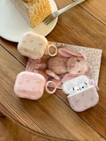 Popxstar Casual Three Color Bow + Ring Suitable for Apple Airpodspro2 Case/Airpodspro Case/Airpods4 Case/Airpods3 Case/Airpods2 Case/Fash