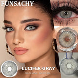 1 Pair Lucifer Series Color Contact Lenses for Eyes Natural Blue/Brown/Gray/Green Lens 14.5mm Big Eyes Contacts Yearly