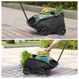 Mini Dog Stroller 4 Wheels Lightweight Portable Dog Cat Carrier Cart with Telescopic Handle Small Dog Strollers Outdoor Walking
