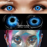 Popxstar  2pcs/1pair Anime Cosplay Colored Contact Lenses crazy Halloween Coloured Anime Softlens Hoshino Ai Pupil