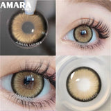 Popxstar  1 Pair Colored Contact Lenses Natural Look Fast Delivery Brown Eye Lenses Gray Contact Green Eye Lenses Blue Lenses