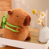 Popxstar 23cm/9.05in Cute Capybara Plush Toys Capibara Anime Fluffty Toy Doll Stuffed Animals Perfect Gift For Kids Birthday Party Supply