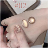 Autumn Winter Blue Black Red Glass Bead Crystal Cat Eye Gel Nail Polish New Whitening High Density Sparkling Nail