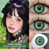 New Halloween Colored Contact Lenses Cosplay Pink EyesLense Anime Blue Purple Eyes Contact Green Eye Lens Fast Delivery
