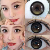 Popxstar  -Pink Contact Lenses Myopia Color Contact Lenses for Eye with Diopters Natural Grey Brown Eye Color Lenses Blue Lens 2PCS