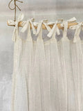Popxstar  Japanese Folk Quiet Style Wrinkled Linen Texture Balcony Bedroom Screen Curtain