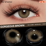 Popxstar New Arrival Bio-essence 1 Pair Gray Lenses for Eyes Color Contacts Lens Fashion Makeup Lenses Blue Pupils for Natural Eyes