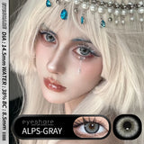 1Pair Blue Beauty Lenses Color Contacts Lenses for Eyes Brown Eye Contacts Yearly Gray Makeup Lenses For Daily Dating