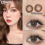 Popxstar  1 Pair Myopia Color Lenses for Eyes with Prescription  Natural Eyes Contacts Lenses Wearing Comfort Yearly Fast Shipping