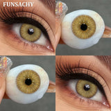 Popxstar  1 Pair Colored Contact Lenses for Eyes Green Beauty Pupils Brown Fashion Lenses High Quality Blue Eye Contacts Yearly