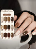 Autumn Winter Blue Black Red Glass Bead Crystal Cat Eye Gel Nail Polish New Whitening High Density Sparkling Nail