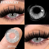 1 Pair Fashion Color Contact Lenses for Eyes Blue Natural Lenses Green Beauty Pupils Softlens Yearly Cosmetic Women Men
