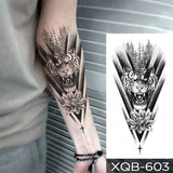 Popxstar Waterproof Temporary Tattoo Sticker Japanese Phoenix Flame Flash Tatto Feather Totem Body Art Arm Leg Waist Fake Tatoo Men Women