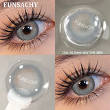 Popxstar  Fashion Colorcon Contact Lenses for Eyes Blue/Green/Brown Natural Lenses 1pair Yearly Cosmetics Pupils Color Eyes Lens