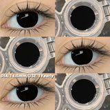 Popxstar  Halloween cosplay color contact lenses for eyes black/red/white Anime Accessories colorful fashion lenses