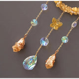 Yellow crystal moon Dream catcher Dreamcatcher bedroom living room balcony Sunshine Catcher decorative pendant Sun Catcher