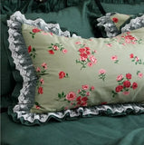 1 Piece Pillowcases Home Decor Lace Ruffle Letter Pillow Case Body Pillowcase Cute Princess Pillow Cover 100% Cotton Pillow Sham