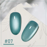 popxstar 5g/Bottle White Moonlight Nail Cat's Eye Gel Magnetic Satin Gel Polish 9-Colors Soak Off Glitter Phototherapy Manicure Varnish