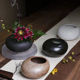 Ceramic Small Water Drop Flower Pot Vase Japanese Ikebana Flower Arrangement Device Zen Tea Table Desktop Utensils Ceramic Tools