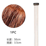Popxstar Shiny Threads Glitter Hair Tinsel Kit Gold Silk Hair Glitter String Extensions Accessories for Women Headdress