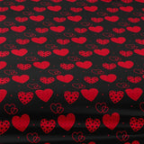 Popxstar 1 Simple Modern Heart-shaped Printed Matte Fitted Sheet, Bedroom Printed Bed Cover, Bedding (excluding Pillowcases)